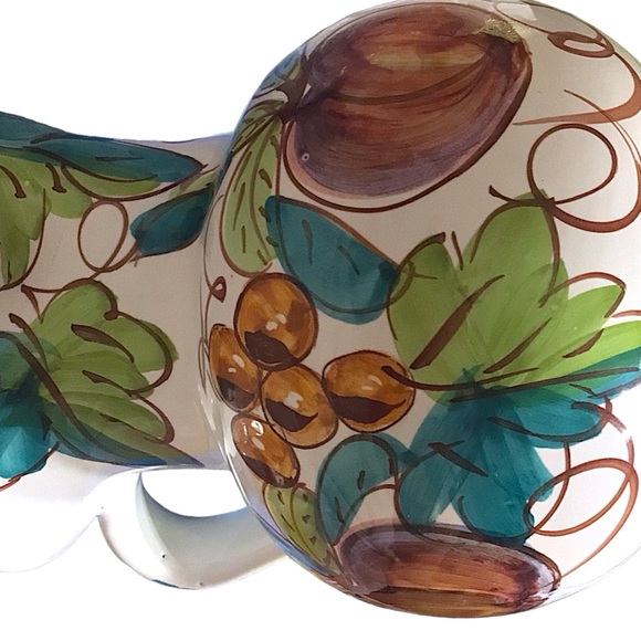 PRINCE MACARONI SPAGHETTI 1940s VINTAGE ITALIAN CERAMIC HAND-PAINTED PITCHER - Picture 8 of 12